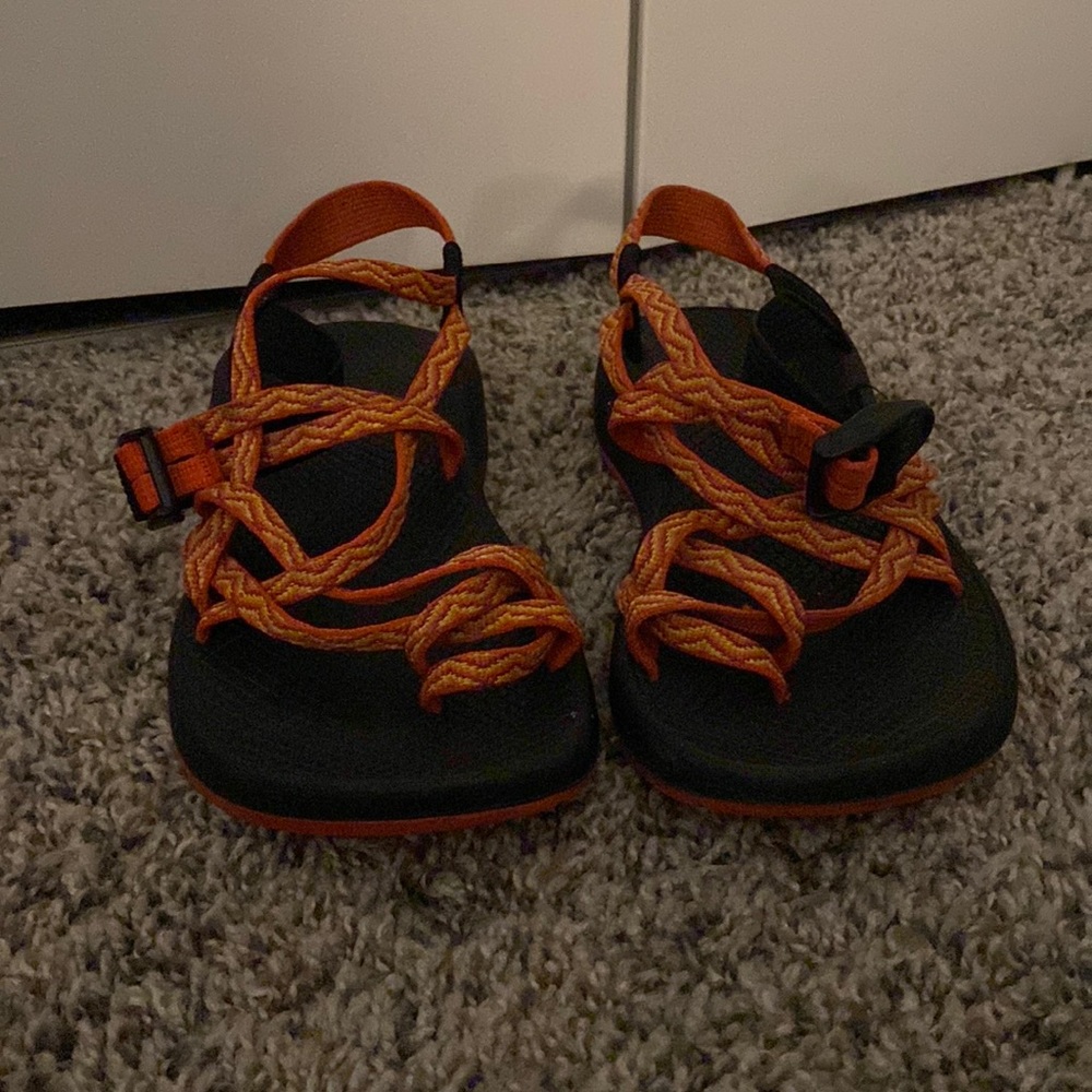 Chacos: two strap around toe